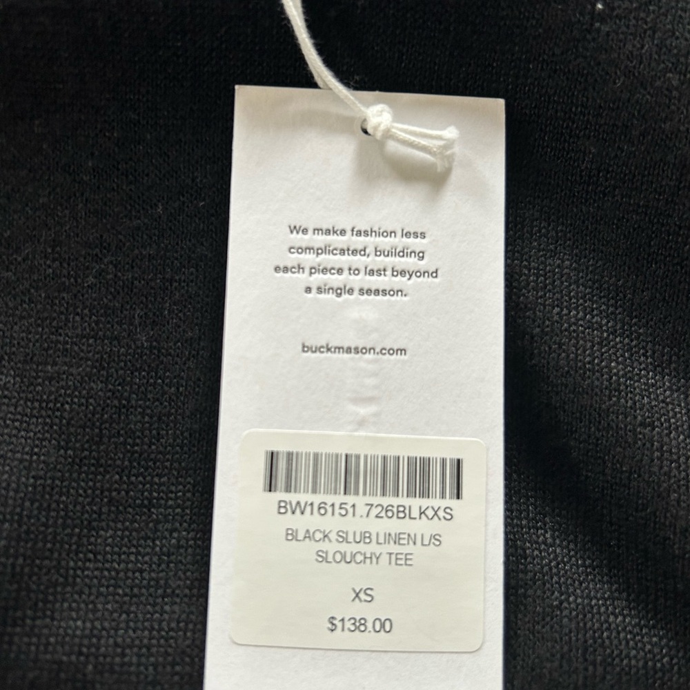 Buck Mason Linen Long Sleeve NWT - Picture 3 of 5